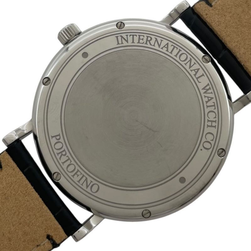 インターナショナルウォッチカンパニー IWC ポートフィノ オートマティック IW356523 ブルー SS 自動巻き メンズ 腕時計