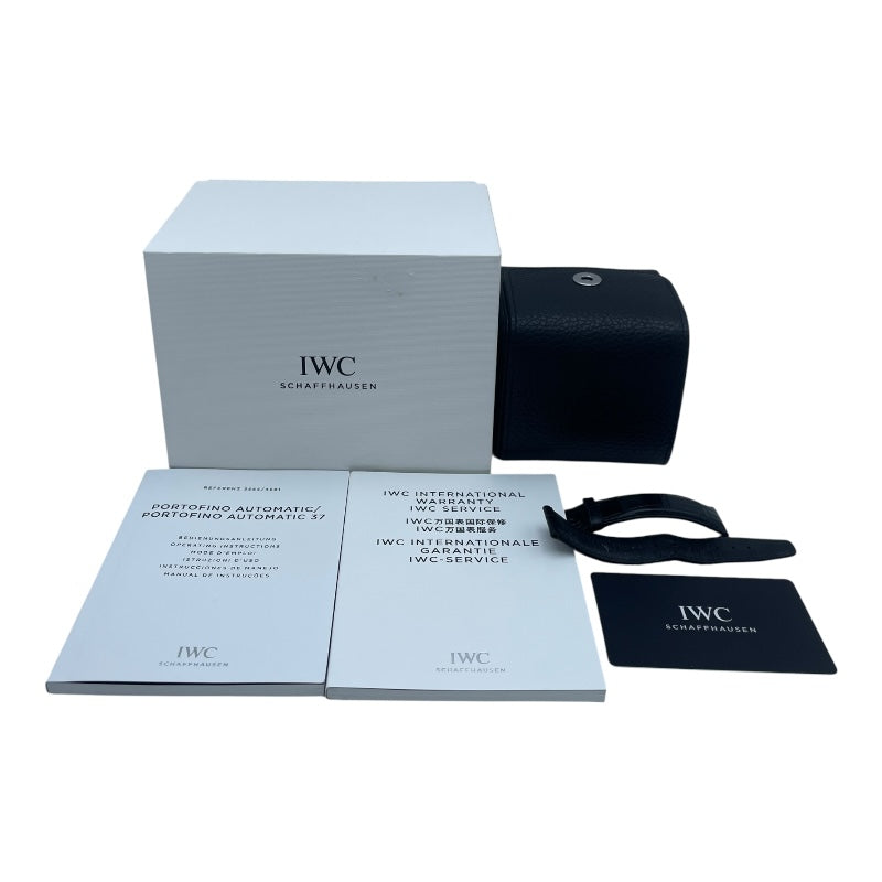 インターナショナルウォッチカンパニー IWC ポートフィノ オートマティック IW356523 ブルー SS 自動巻き メンズ 腕時計