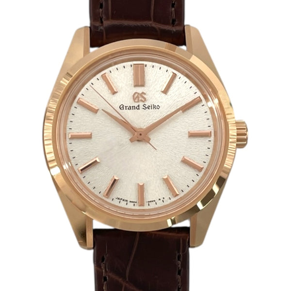グランドセイコー Grand Seiko ヘリテージコレクション SBGW306 シルバー K18PG×革ベルト 自動巻き メンズ 腕時計