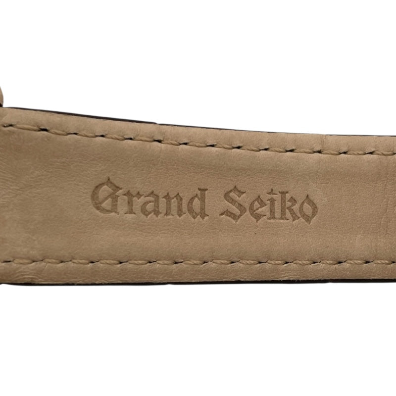 グランドセイコー Grand Seiko ヘリテージコレクション SBGW306 シルバー K18PG×革ベルト 自動巻き メンズ 腕時計
