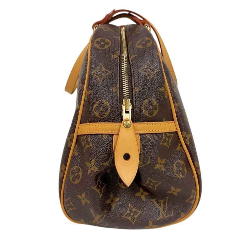 ルイ・ヴィトン LOUIS VUITTON モントルグイユGM M95566 ブラウン　ゴールド金具 モノグラム ユニセックス トートバッグ