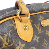 ルイ・ヴィトン LOUIS VUITTON モントルグイユGM M95566 ブラウン　ゴールド金具 モノグラム ユニセックス トートバッグ