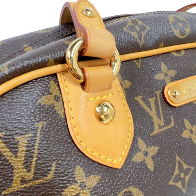 ルイ・ヴィトン LOUIS VUITTON モントルグイユGM M95566 ブラウン　ゴールド金具 モノグラム ユニセックス トートバッグ