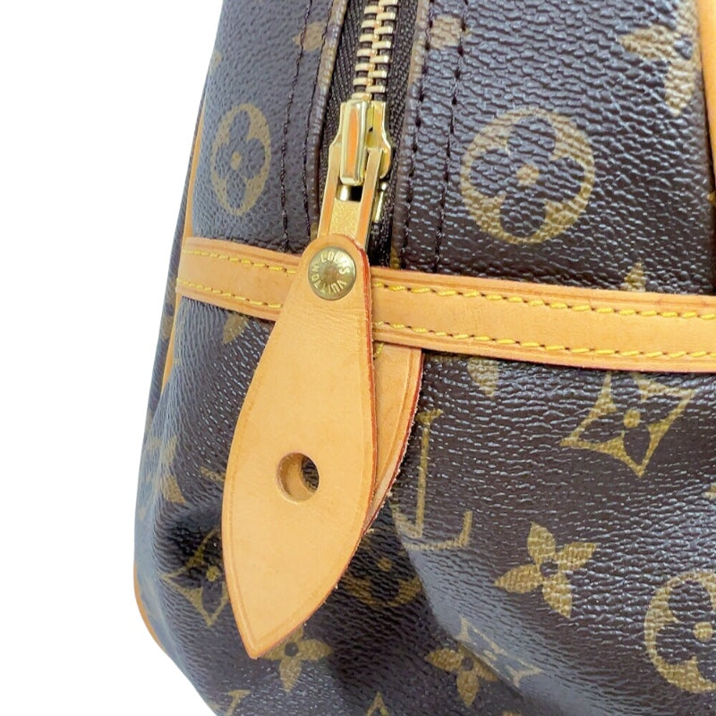 ルイ・ヴィトン LOUIS VUITTON モントルグイユGM M95566 ブラウン　ゴールド金具 モノグラム ユニセックス トートバッグ