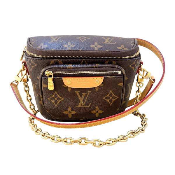 ルイ・ヴィトン LOUIS VUITTON ミニ・バムバッグ M82335 ブラウン モノグラム レディース ショルダーバッグ