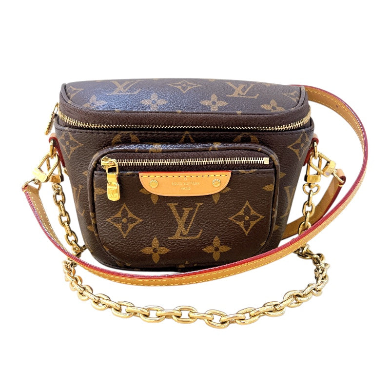 ルイ・ヴィトン LOUIS VUITTON ミニ・バムバッグ M82335 ブラウン モノグラム レディース ショルダーバッグ