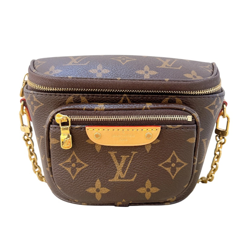 ルイ・ヴィトン LOUIS VUITTON ミニ・バムバッグ M82335 ブラウン