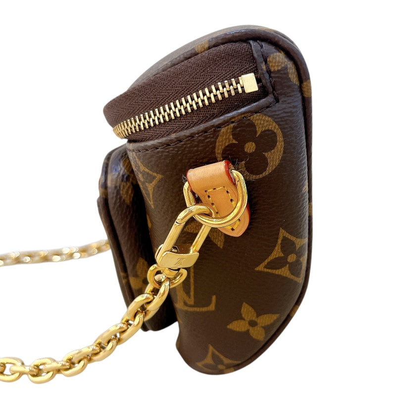 ルイ・ヴィトン LOUIS VUITTON ミニ・バムバッグ M82335 ブラウン