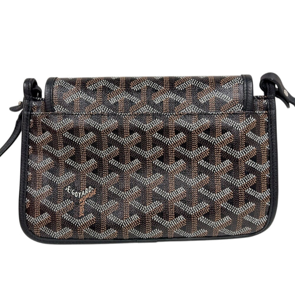 ゴヤール GOYARD プリュメ ポーチウォレット ブラック　シルバー金具 ゴヤールディンキャンバス レディース ショルダーバッグ