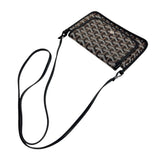 ゴヤール GOYARD プリュメ ポーチウォレット ブラック　シルバー金具 ゴヤールディンキャンバス レディース ショルダーバッグ