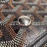 ゴヤール GOYARD プリュメ ポーチウォレット ブラック　シルバー金具 ゴヤールディンキャンバス レディース ショルダーバッグ