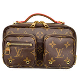 ルイ・ヴィトン LOUIS VUITTON ユーティリティ・クロス M80446 ブラウン モノグラム レディース ショルダーバッグ