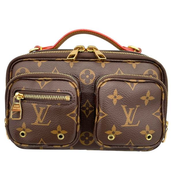 ルイ・ヴィトン LOUIS VUITTON ユーティリティ・クロス M80446 ブラウン モノグラム レディース ショルダーバッグ
