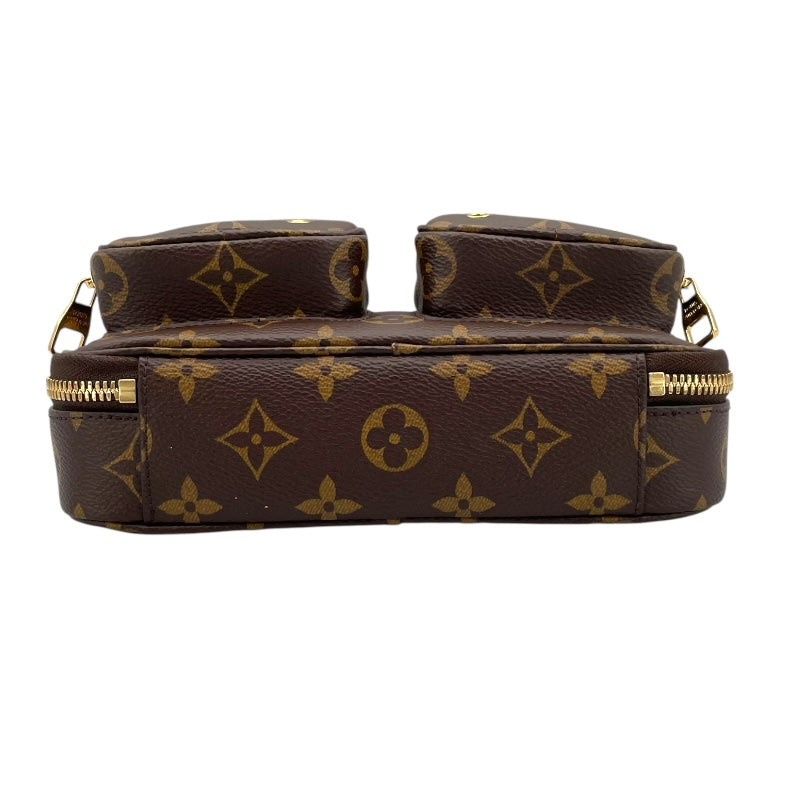 ルイ・ヴィトン LOUIS VUITTON ユーティリティ・クロス M80446 ブラウン モノグラム レディース ショルダーバッグ