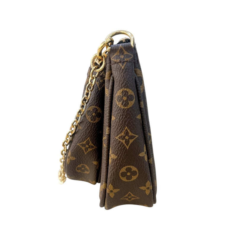 ルイ・ヴィトン LOUIS VUITTON ミュルティ・ポシェット・アクセソワール M44840 ブラウン　ピンク モノグラム レディース ショルダーバッグ