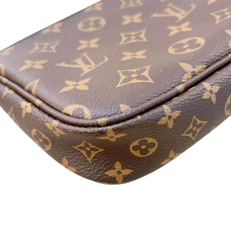 ルイ・ヴィトン LOUIS VUITTON ミュルティ・ポシェット・アクセソワール M44840 ブラウン　ピンク モノグラム レディース ショルダーバッグ