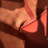 エルメス HERMES ピコタンロックPM Y刻 ブリック　シルバー金具 トリヨン レディース ハンドバッグ