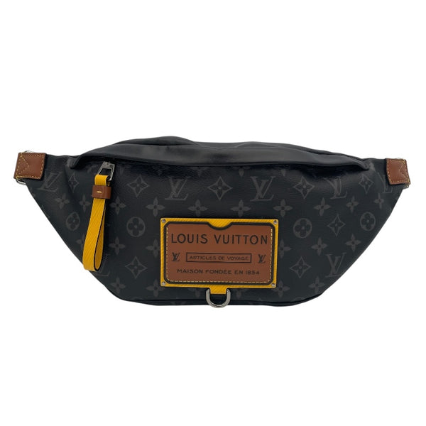 ルイ・ヴィトン LOUIS VUITTON ディスカバリーバムバッグ M45220 ブラック モノグラム・エクリプス メンズ ウエストバッグ