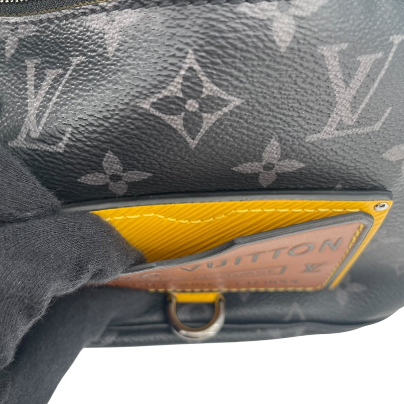 ルイ・ヴィトン LOUIS VUITTON ディスカバリーバムバッグ M45220 ブラック モノグラム・エクリプス メンズ ウエストバッグ