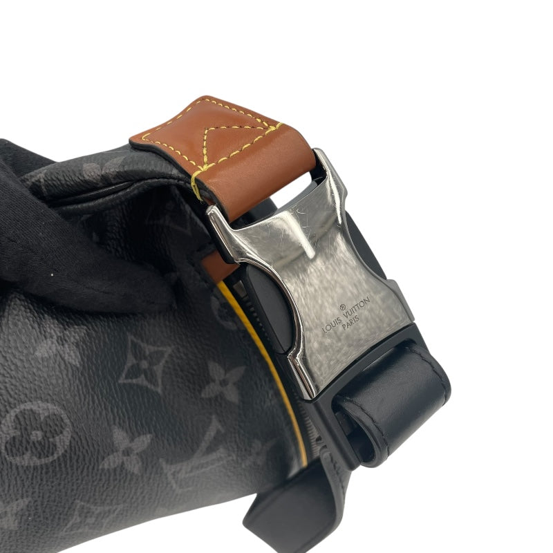 ルイ・ヴィトン LOUIS VUITTON ディスカバリーバムバッグ M45220 ブラック モノグラム・エクリプス メンズ ウエストバッグ