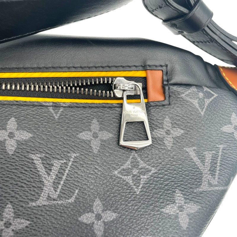 ルイ・ヴィトン LOUIS VUITTON ディスカバリーバムバッグ M45220 ブラック モノグラム・エクリプス メンズ ウエストバッグ
