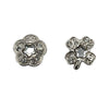 シャネル CHANEL フラワーピアス シルバー メタル アクセサリー