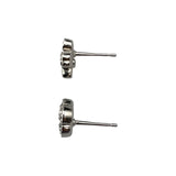 シャネル CHANEL フラワーピアス シルバー メタル アクセサリー