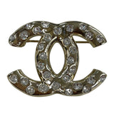 シャネル CHANEL ココマーク ラインストーン ブローチ ゴールド GP/ラインストーン アクセサリー