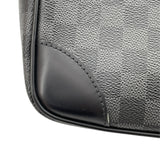 ルイ・ヴィトン LOUIS VUITTON ポルト ドキュマン・ヴォワイヤージュGM N41123 ブラック　シルバー金具 ダミエ・グラフィット メンズ ブリーフケース