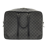 ルイ・ヴィトン LOUIS VUITTON ポルト ドキュマン・ヴォワイヤージュGM N41123 ブラック　シルバー金具 ダミエ・グラフィット メンズ ブリーフケース