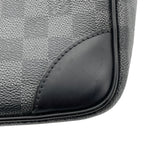 ルイ・ヴィトン LOUIS VUITTON ポルト ドキュマン・ヴォワイヤージュGM N41123 ブラック　シルバー金具 ダミエ・グラフィット メンズ ブリーフケース