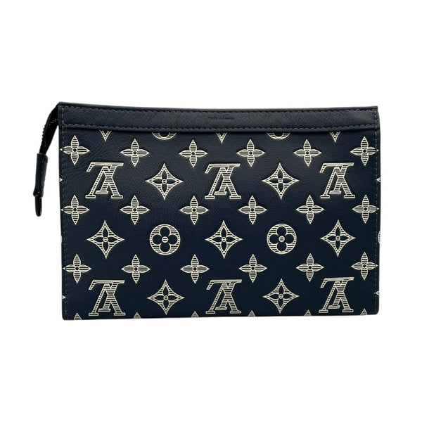 ルイ・ヴィトン LOUIS VUITTON ガストンウェアラブルウォレット M83384 ネイビー モノグラム・シャドウ メンズ ショルダーバッグ