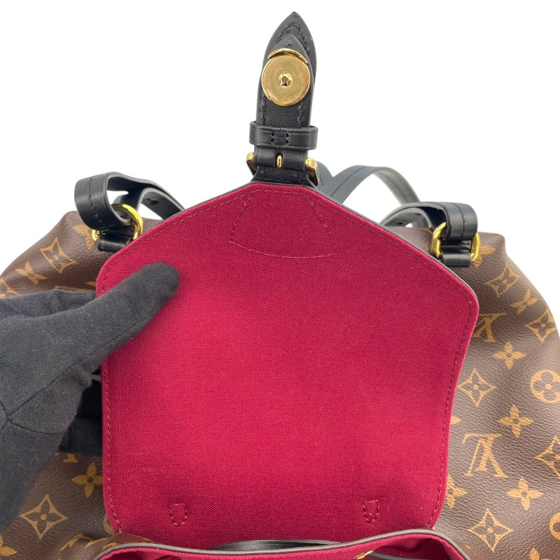 ルイ・ヴィトン LOUIS VUITTON モンスリNM PM M45515 ブラウン モノグラム・キャンバス レディース