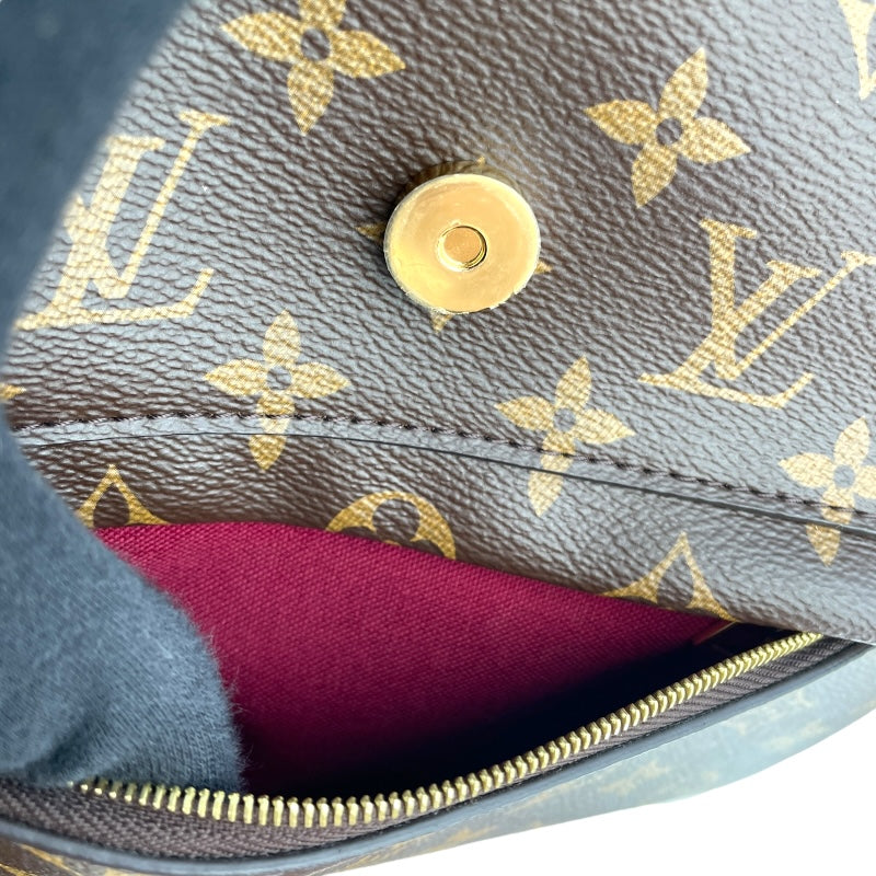 ルイ・ヴィトン LOUIS VUITTON モンスリNM PM M45515 ブラウン モノグラム・キャンバス レディース