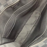 ルイ・ヴィトン LOUIS VUITTON タダオPM N41259 ブラック　シルバー金具 ダミエ・グラフィット メンズ ショルダーバッグ