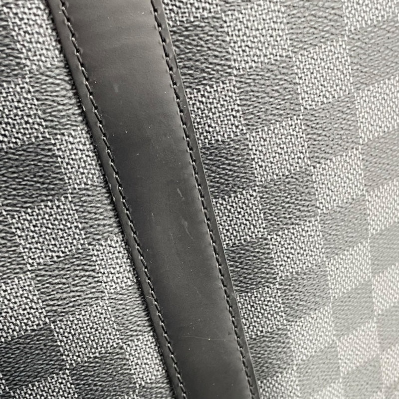 ルイ・ヴィトン LOUIS VUITTON タダオPM N41259 ブラック　シルバー金具 ダミエ・グラフィット メンズ ショルダーバッグ