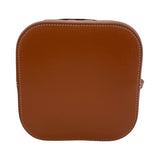 セリーヌ CELINE キュイルトリオンフ BOX ショルダー ブラウン レザー レディース ショルダーバッグ