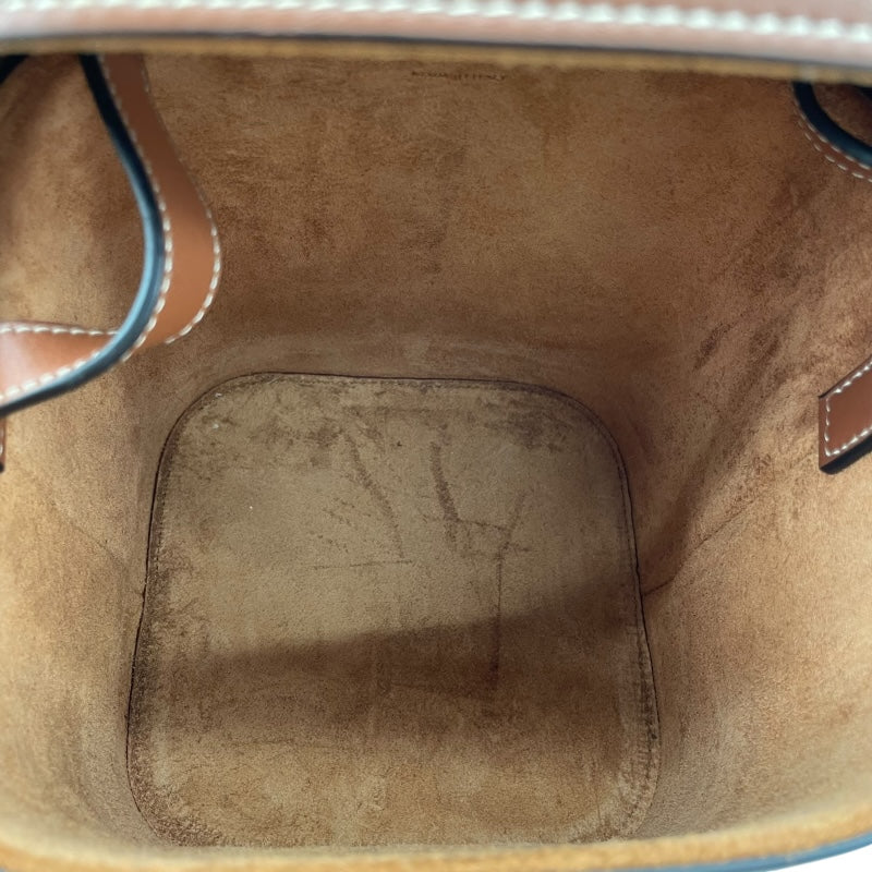セリーヌ CELINE キュイルトリオンフ BOX ショルダー ブラウン レザー レディース ショルダーバッグ