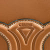 セリーヌ CELINE キュイルトリオンフ BOX ショルダー ブラウン レザー レディース ショルダーバッグ