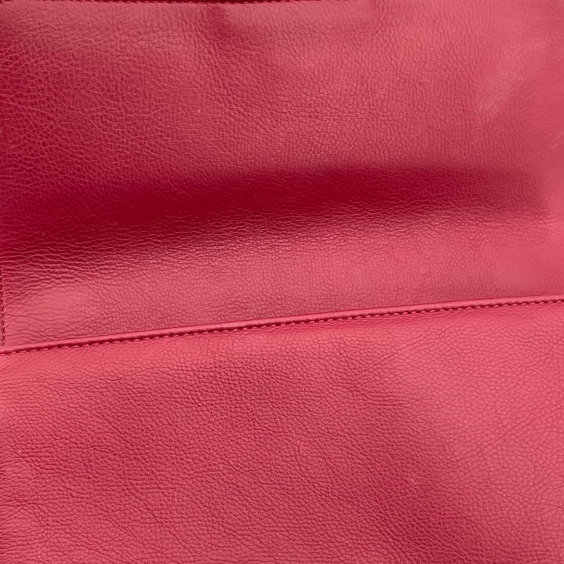 シャネル CHANEL マトラッセ 2WAY チェーンショルダー 24番台 レッド SV金具 キャビアスキン レディース ショルダーバッグ