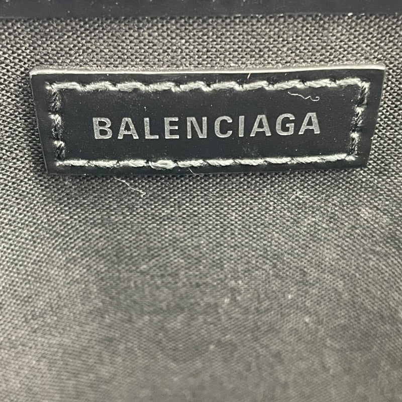 バレンシアガ BALENCIAGA ネイビーカバスXS 390346 ブラック キャンバス レディース ハンドバッグ