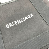 バレンシアガ BALENCIAGA ネイビーカバスXS 390346 ブラック キャンバス レディース ハンドバッグ