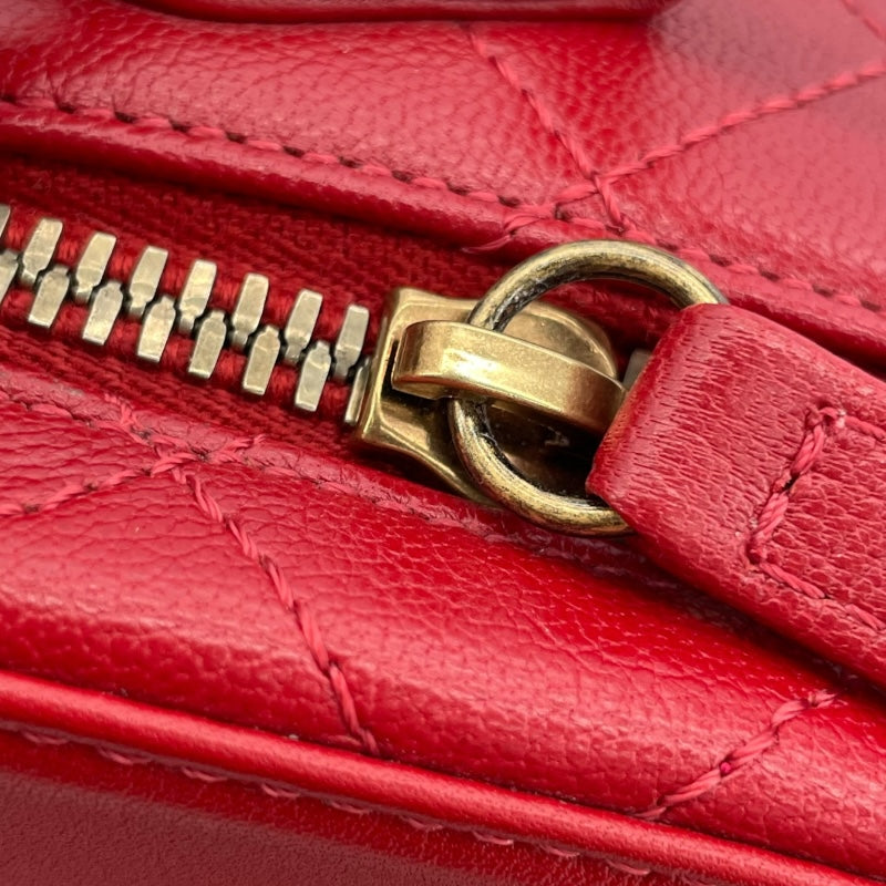 シャネル CHANEL ココマーク2WAY チェーンショルダー A93463 23番台 レッド GD金具 カーフ レディース ショルダーバッグ