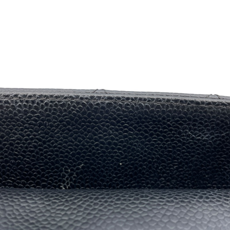 シャネル CHANEL PTT チェーントート A18004 11番台 ブラック GD金具 キャビアスキン レディース トートバッグ