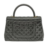シャネル CHANEL ココハンドル29 A92991 28番台 シルバー GD金具 キャビアスキン レディース ショルダーバッグ