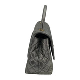 シャネル CHANEL ココハンドル29 A92991 28番台 シルバー GD金具 キャビアスキン レディース ショルダーバッグ