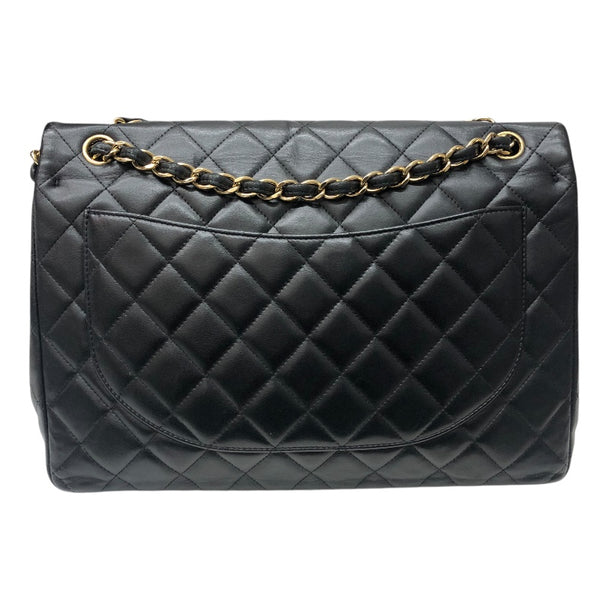 シャネル CHANEL デカマトラッセ34 A58601 ブラック/ゴールド金具 ラム レディース ショルダーバッグ