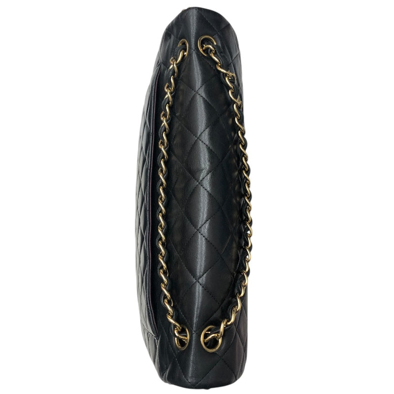 シャネル CHANEL デカマトラッセ34 A58601 ブラック/ゴールド金具 ラム レディース ショルダーバッグ