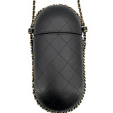 シャネル CHANEL マトラッセサングラス ショルダー 2番台 ブラック GD金具 カーフ レディース その他小物