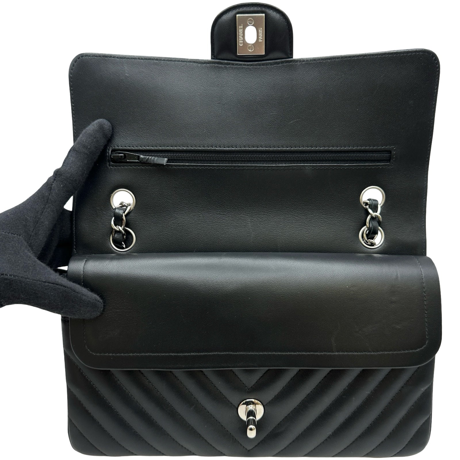 シャネル CHANEL Vステッチ チェーン ショルダー A01166 30番台